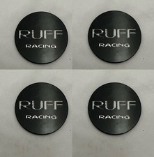 Set Of 4 - Ruff Racing Emblem For Wheel Rim Center Cap 54.5mm Diameter Set Of 4 - Ruff Racing Emblem For Wheel Rim Center Cap 54.5mm Diameter