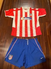 MAGLIA CALCIO  ATLETICO MADRID  2001-2002 ORIGINALE (PANTALONCINI IN REGALO)