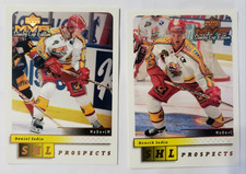 1999-00 Upper Deck MVP Stanley Cup Edition #217 Daniel Sedin / #218Henrik Sedin