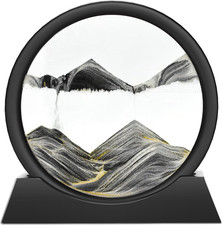 Pittura Di Sabbia Che Scorre Quadro Sabbia Movimento Sabbia Dinamica 3D Hourglas