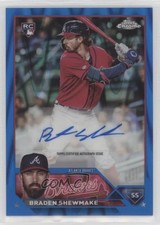 2023 Topps Chrome Update Blue RayWave Refractor 56/150 Braden Shewmake Auto 7c5