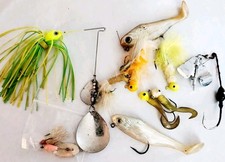 Lot Of Fishing Lures Spinners And Wigglers Fishing Hooks Sporting Goods Various 