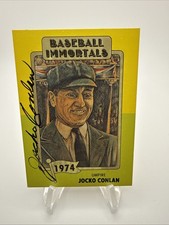 1980 Baseball Immortals Autograph - Jocko Conlan #143 Autographed Auto