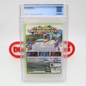 XBox 360 Game SONIC THE HEDGEHOG: GENERATIONS - GRADED CGC 10 A+! NEW & Sealed!