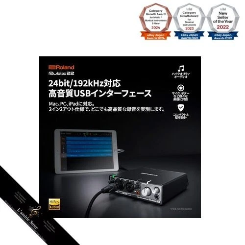 Roland ROLAND Rubix22 USB AUDIO INTERFACE Audio Interface Japan Brandneu - Bild 2 von 4