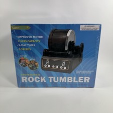KomeStone Professional Rock Tumbler - Turn Rough Rocks Into Gemstones - SEALED