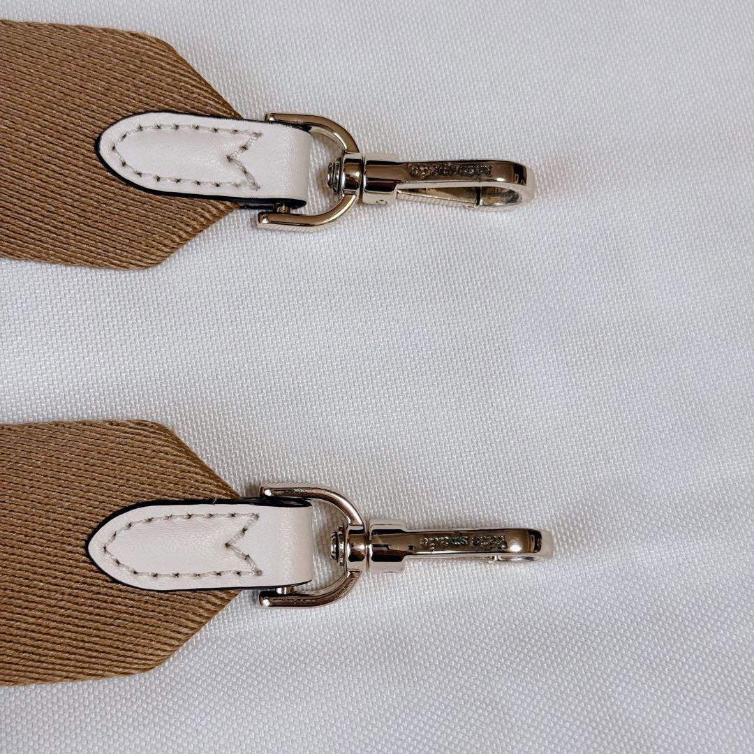 Kate Spade Audrey Leather Shoulder Bag Beige 2Way Crossbody Women's Authentic thumbnail 12