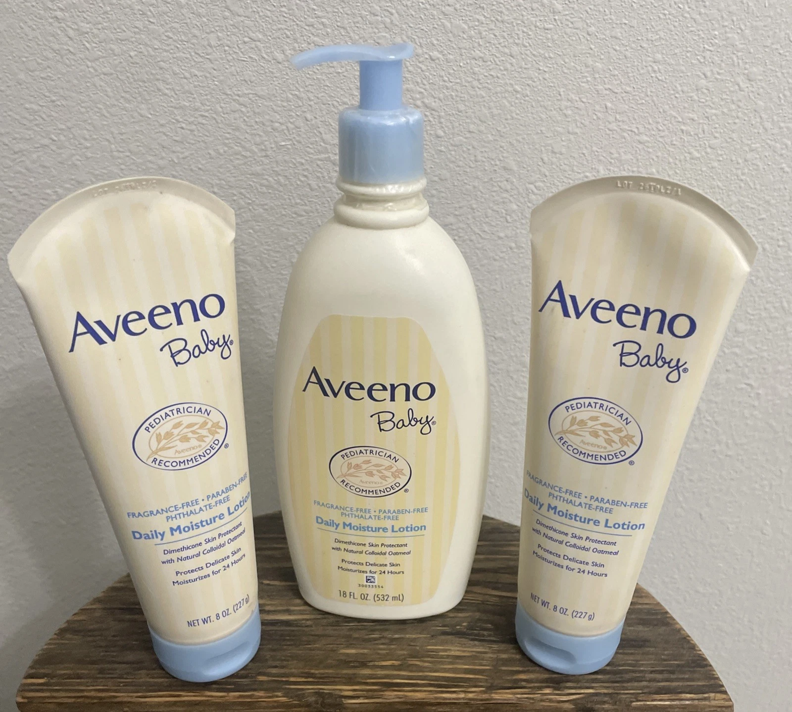 MIX Lot of 3 Aveeno Baby Daily Moisture Body Lotion Fragrance Free ~ NEW/SEALED
Opens in a new windo
