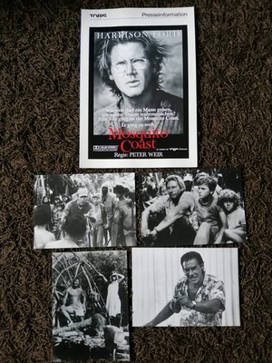 Mosquito Coast - Presseheft und 4 PFs / Harrison Ford   River Phoenix