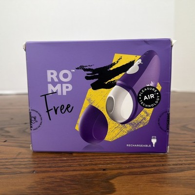 Romp Free Pleasure Air Rechargeable Clitoris Stimulator with 10 Intensity Levels