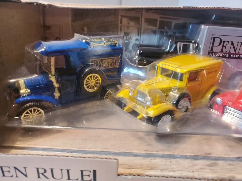 Vintage 2001 J.C. Penney 100th Anniversary Set of 5 Trucks 1:43 Ertl Golden Rule - Image 2 of 4