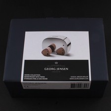 CAJA DE DINERO GEORG JENSEN, BANCO DE DINERO, Moneyphant, grande, roble, gemelos