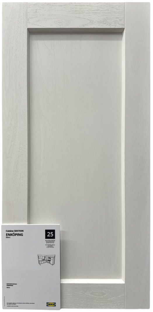 New IKEA ENKOPING White Wood Effect Door 38x102 cm (15x40