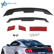 For 2015-2023 Ford Mustang GT500 Style Rear Spoiler With Gurney Flap Wicker Bill