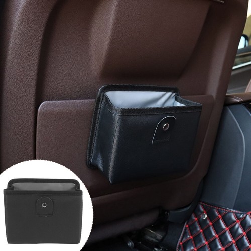 Door Hanging Storage Bag Garbage Bin for Car Trash Can Cars Suv Waste Basket - Picture 9 of 12