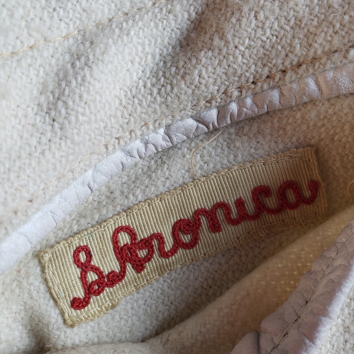 Vtg Lasley Knitting Co 50's 60's Blank Wool Letterman Vtg Lasley Knitting Co 50's 60's Blank Wool Letterman