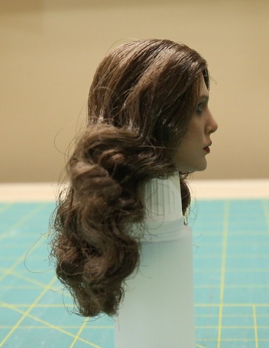 ¡Escultura de cabeza Hot Toys 1/6 MMS301 Bruja Escarlata Wanda Maximoff Elizabeth Olsen! - Imagen 3 de 3