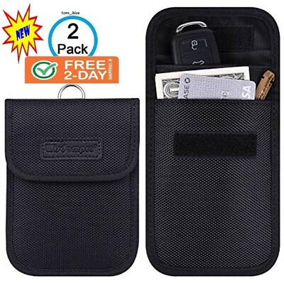 Wisdompro Faraday Bag for Key Fob, Pack WP4694 RFID Key Fob