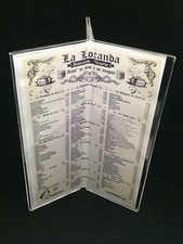 ESPOSITORE A4 PLEXIGLASS VERTICALE PORTA MENU' DEPLIANT LOCANDINA TRIFACCIALE
