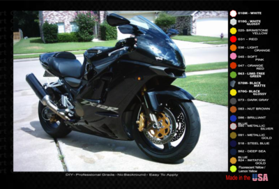 #ad Aftermarkets Fairing Motorcycle Vinyl Die Cut 12R Racing Decal Sticker Kits $27.95