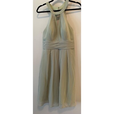 AZAZIE Dress Halter Seafoam Green Open Back Size 10/12 | eBay AZAZIE Dress Halter Seafoam Green Open Back Size 10/12 | eBay