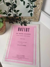 Partition Mozart - Sonatines Viennoises - Édition M. Combre - Vintage