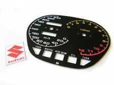 1982-83 gs1100 gs1100sz Katana Speedometer Tachometer Gauge Face Plate Kilometer