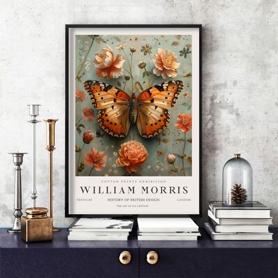 William Morris Druck, William Morris Ausstellung Poster Schmetterling (29c)