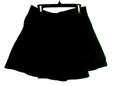 CHOCOLATE Black Flare Mini School Girl Skirt Medium