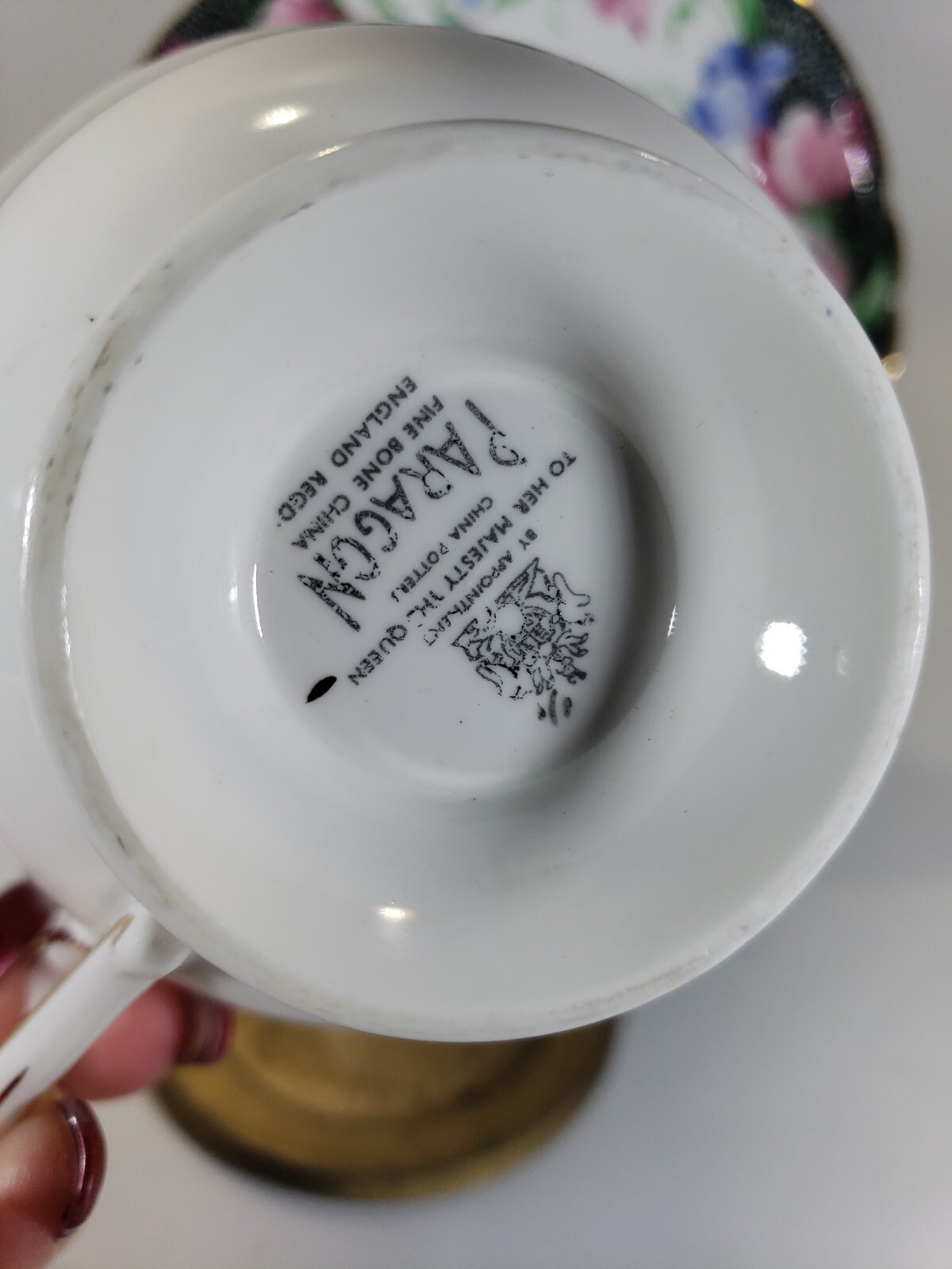 Exquisite Floral Paragon Bone China Tea Cup And Saucer