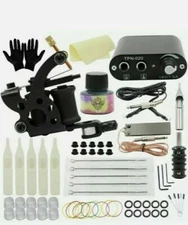 Autdor Tattoo Kit - 68Pcs Complete Tattoo Machine Kit for Beginners