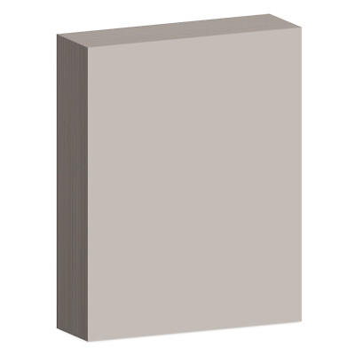 Gray Pastel Colored Cardstock Paper, 67lb Vellum Bristol, 8.5 x 11, 2000 Sheets