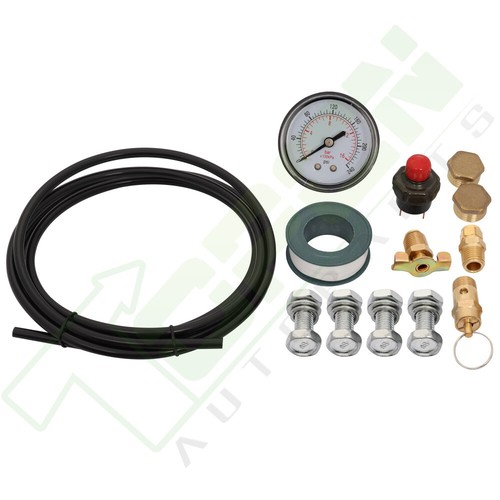 5 Gallon 8 Ports Air Tank Kit With Air Gauge Switch For Train/Truck Air Horn 12V - Picture 9 of 9