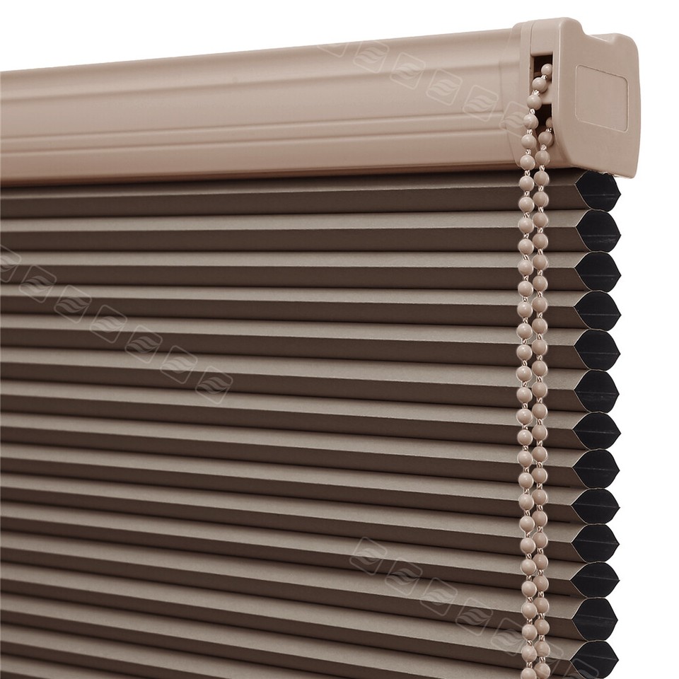 Custom Cut Blackout Drawstring Cellular Shades Window Honeycomb Blinds ...