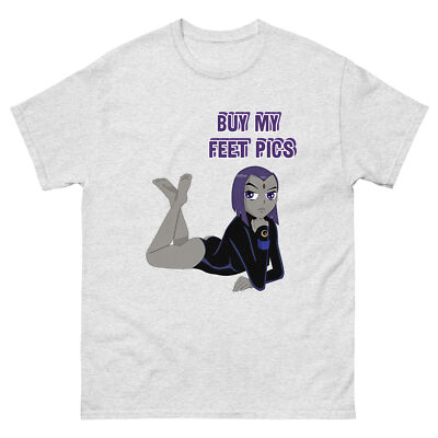 'Buy My Feet Pics' Raven Teen Titans T-shirt Raven Tee DC Comics