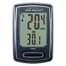 CatEye Urban Wireless+ 8-Function Bicycle Computer CC-VT245W Black