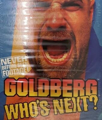 WCW/nWo Goldberg Whos Next (VHS, 1999) Pro Wrestling VTG Media Videocassette