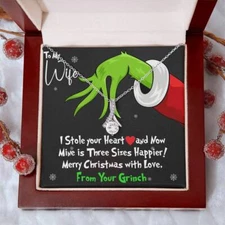 To My Wife Necklace, Wife Christmas Gift, Jewelry Pendant Gift, Gift For Her!