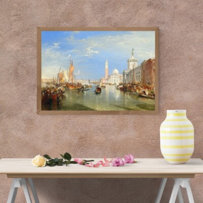 Joseph Mallord William Turner: Venedig   Die Dogana & San Giorgio Maggiore. Print