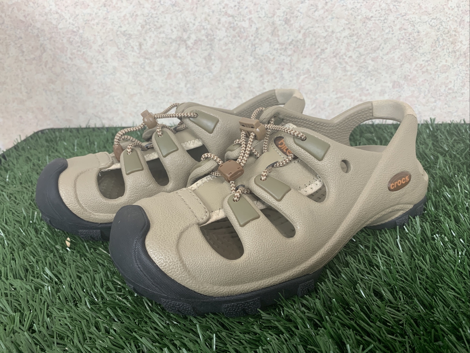 Crocs Bite River Sandal Closed Toe Water Shoes Tan Bl… Gem