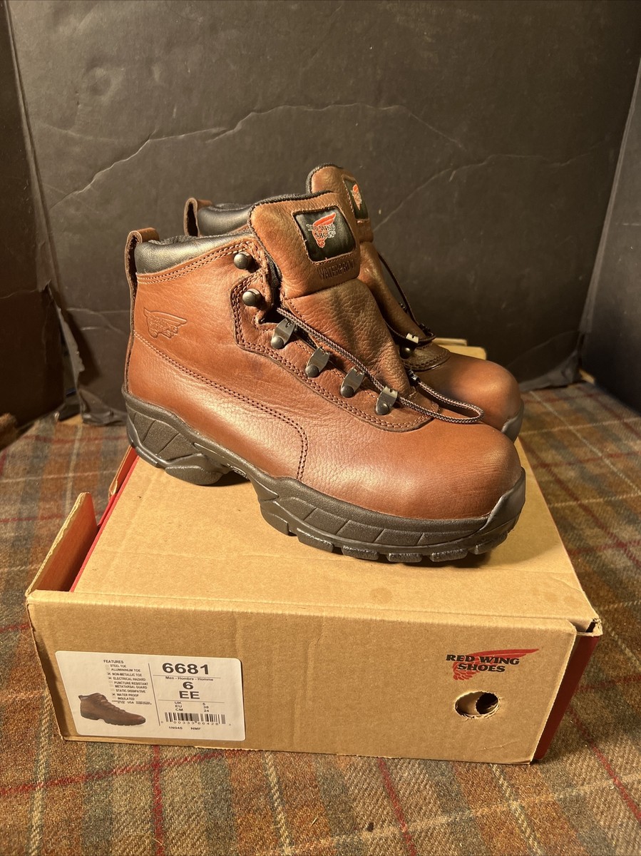 Red Wing 6681 mens sz 6 EE brown leather boots NEW w/ box | eBay