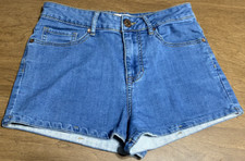 Bullhead Women s Denim Shorts Size 5 Super High Rise Blue Jean Shorty