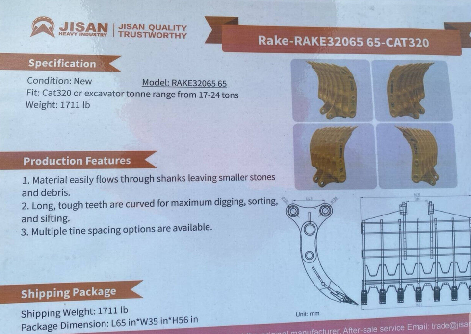 Cat 320 Excavator Lot Clearing 65