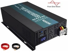 4000W Pure Sine Wave Power Inverter 12V DC to 120V AC RV/Car/Home/Track Solar