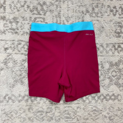 Nike Pro Shorts Dri Fit Girl's Pink Compression Training Gym Shorts Size XL - Picture 3 of 6