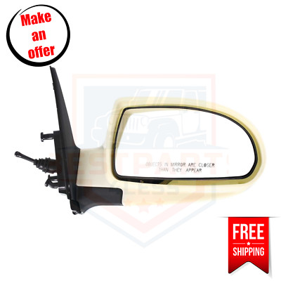 Kool Vue HY23R Mirror Manual Remote Glass Right Side for 07-10 Hyundai Elantra