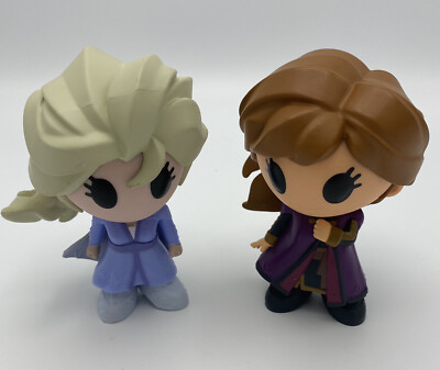 Disney Frozen 2 Headstart Ooshies Anna and Elsa Vinyl Figures