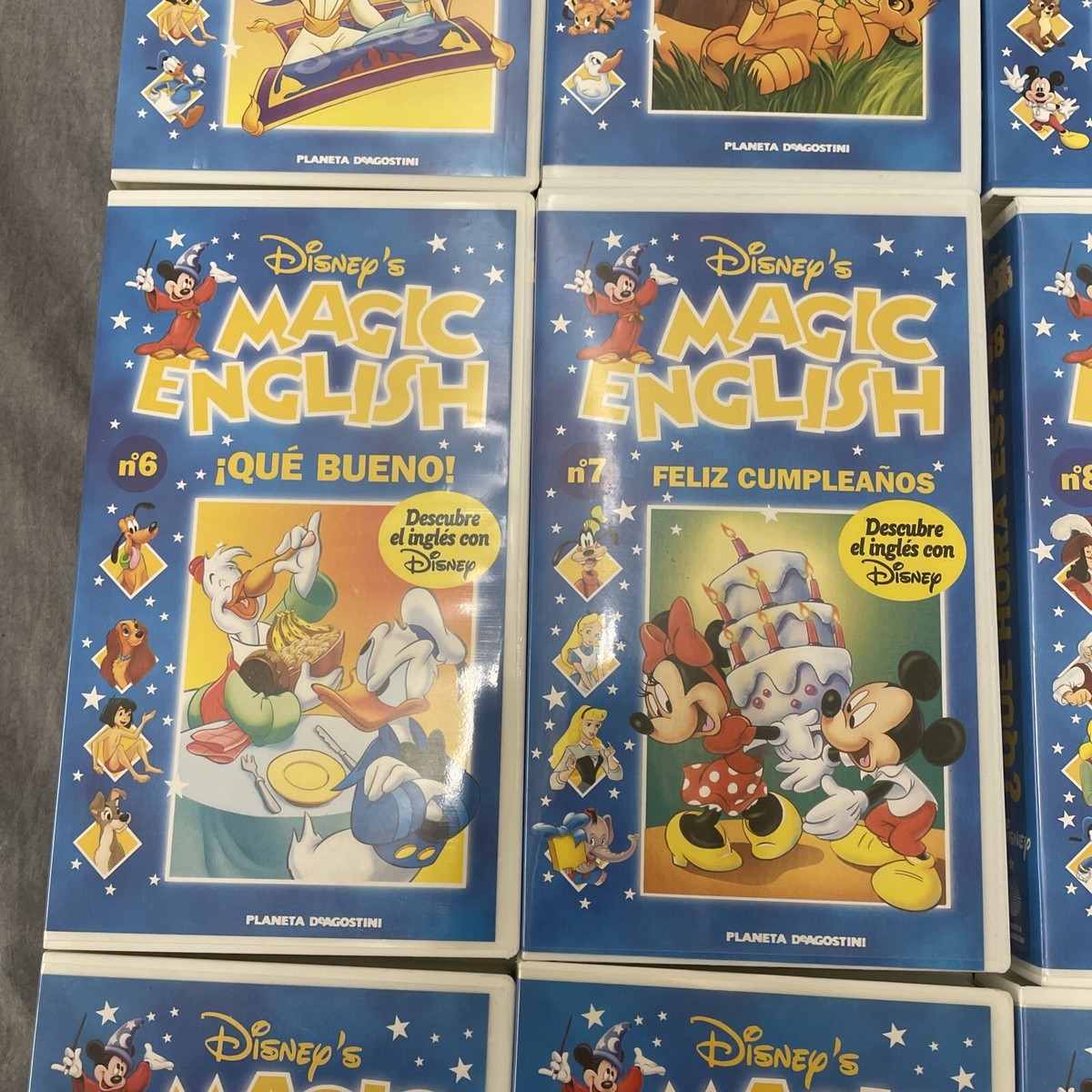 Disney's Magic English Vhs Tape Set Volumes 1-17 Free Shipping