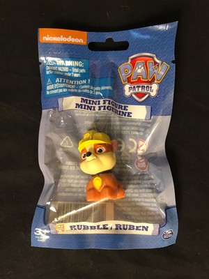 New Nickelodeon Paw Patrol Rubble Ruben Mini Figurine 1 5 Figure Ebay