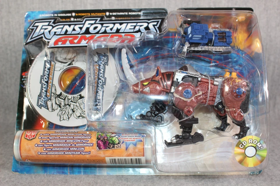 TRANSFORMERS Armada Rhinox Hasbro 2003 Armorhide Mini-Con New Sealed Figure - Bild 3 von 4
